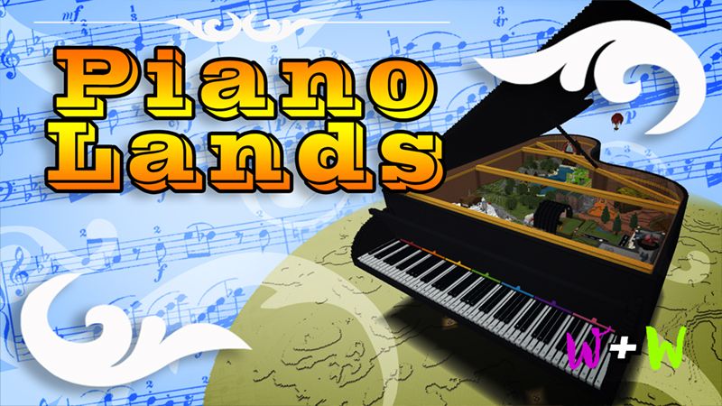 Piano Lands By The Wizard And Wyld Minecraft Marketplace Map Minecraft Marketplace
