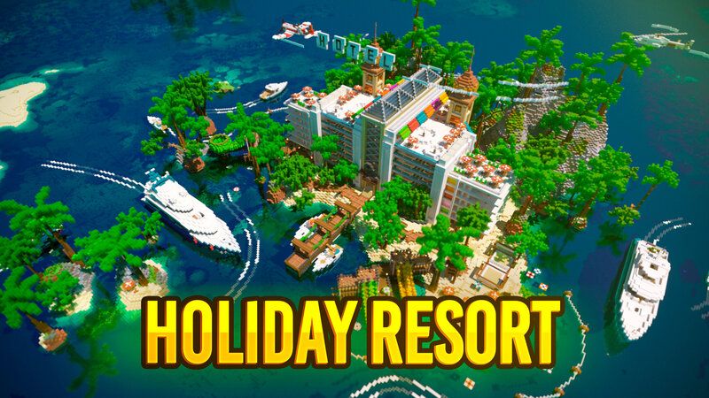 Holiday Resort on the Minecraft Marketplace by Dalibu Studios