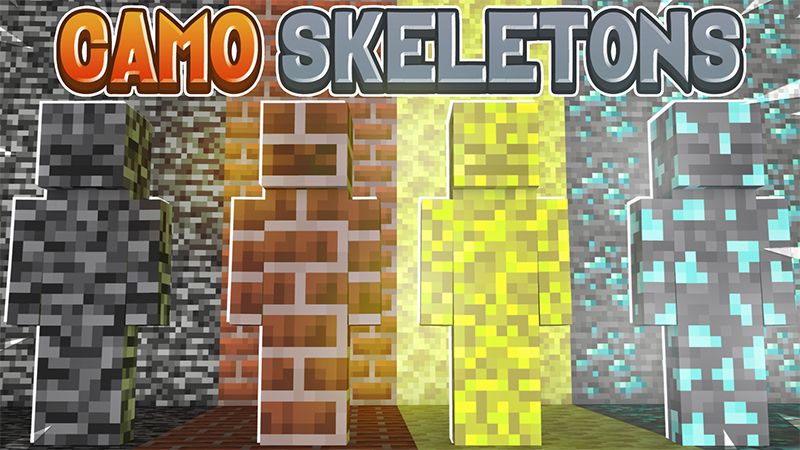 Camo Skeletons on the Minecraft Marketplace by 2-Tail Productions