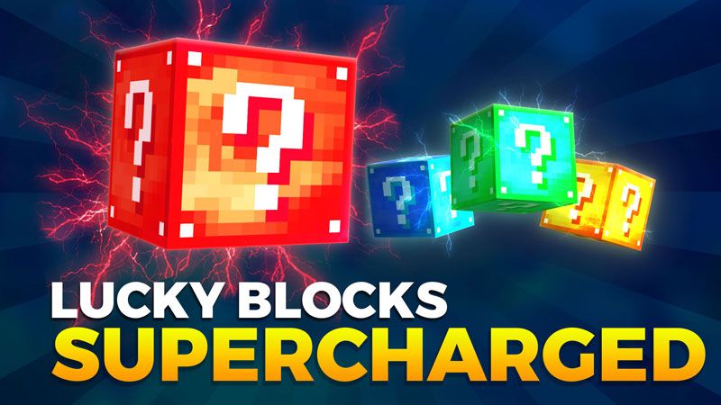 Lucky Blocks Supercharged on the Minecraft Marketplace by Podcrash Lucky Blocks Supercharged on the Minecraft Marketplace by Podcrash