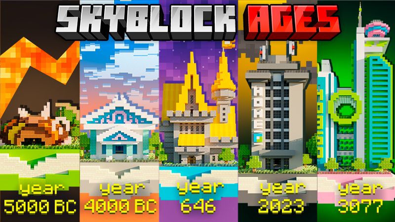 Skyblock Ages on the Minecraft Marketplace by Team VoidFeather