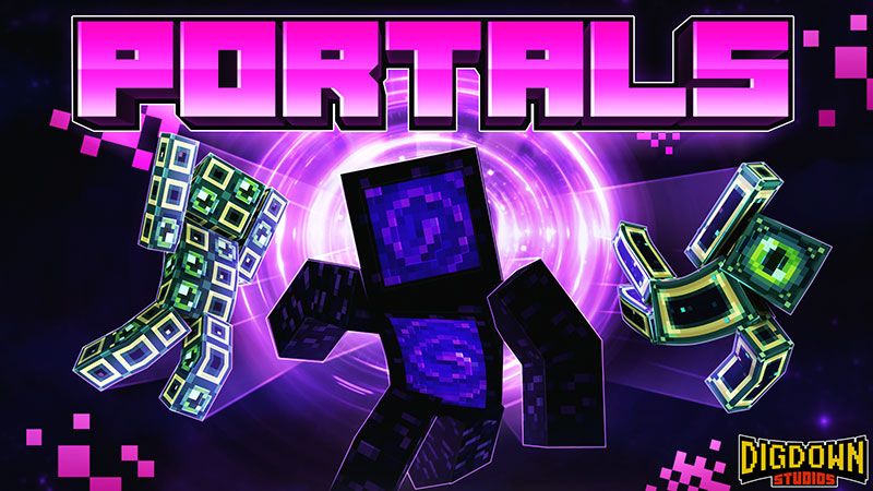 Portals on the Minecraft Marketplace by Dig Down Studios