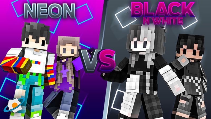 Neon vs Black and White on the Minecraft Marketplace by NovaEGG
