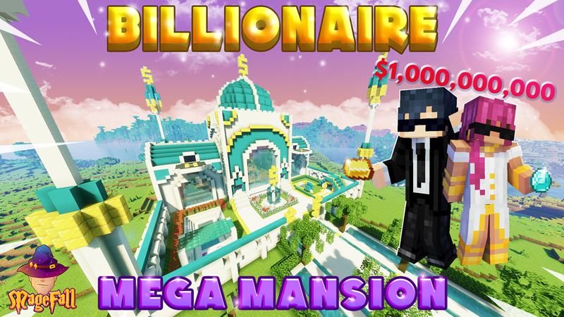 Billionaire Mega Mansion on the Minecraft Marketplace by Magefall