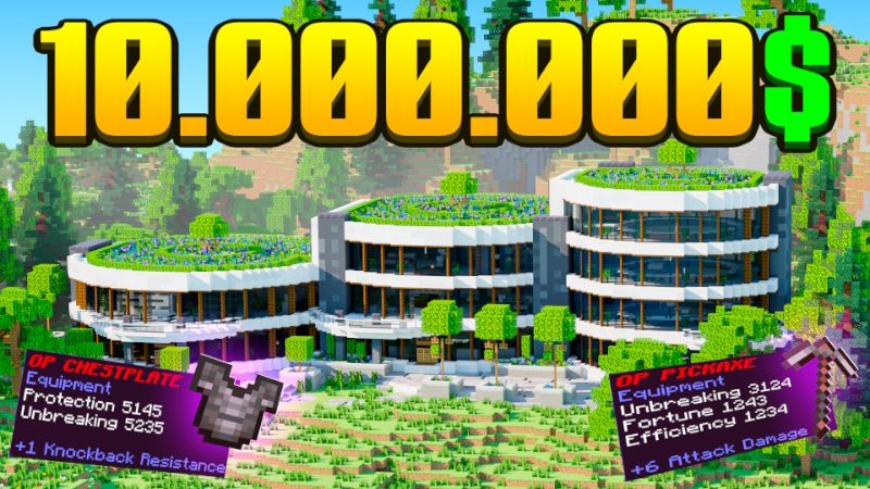 Mega Millionaire Mansion on the Minecraft Marketplace by Pixell Studio
