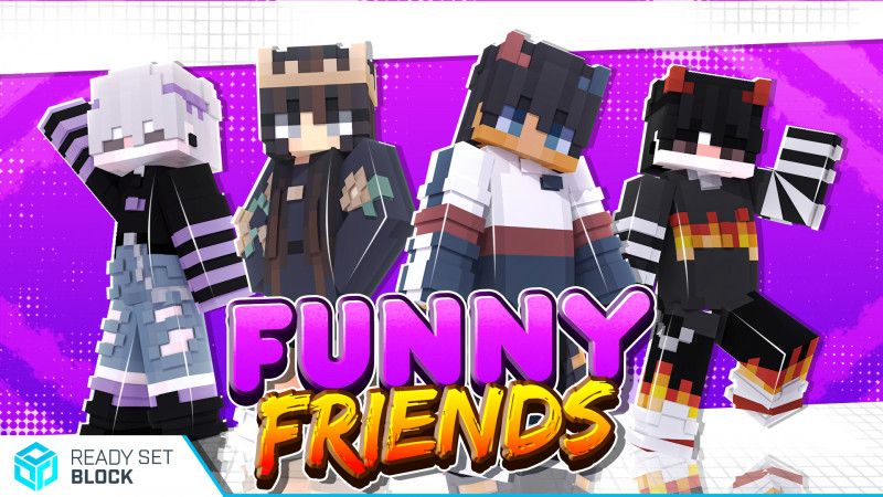 Funny Friends on the Minecraft Marketplace by Ready, Set, Block! Funny Friends on the Minecraft Marketplace by Ready, Set, Block!
