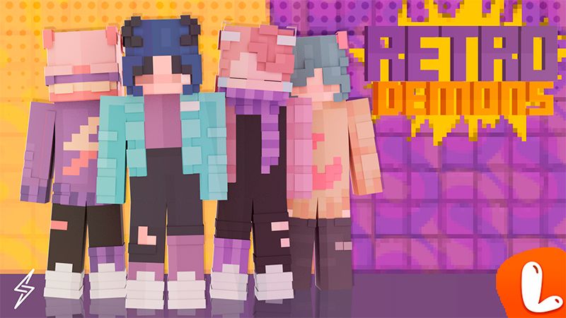 Retro Demons on the Minecraft Marketplace by Senior Studios Retro Demons on the Minecraft Marketplace by Senior Studios