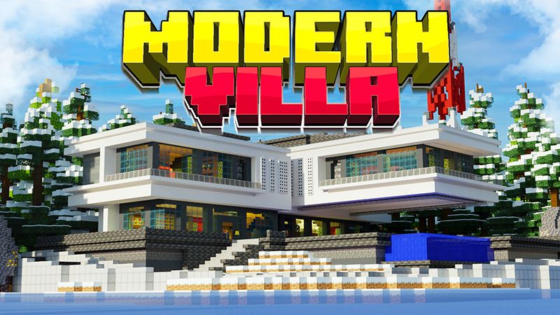 Modern Villa on the Minecraft Marketplace by Dalibu Studios
