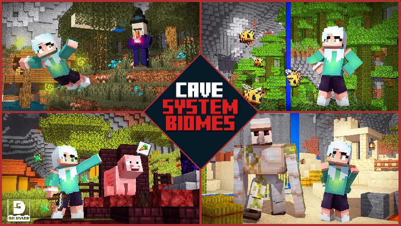 Cave System Biomes on the Minecraft Marketplace by Diluvian Cave System Biomes on the Minecraft Marketplace by Diluvian