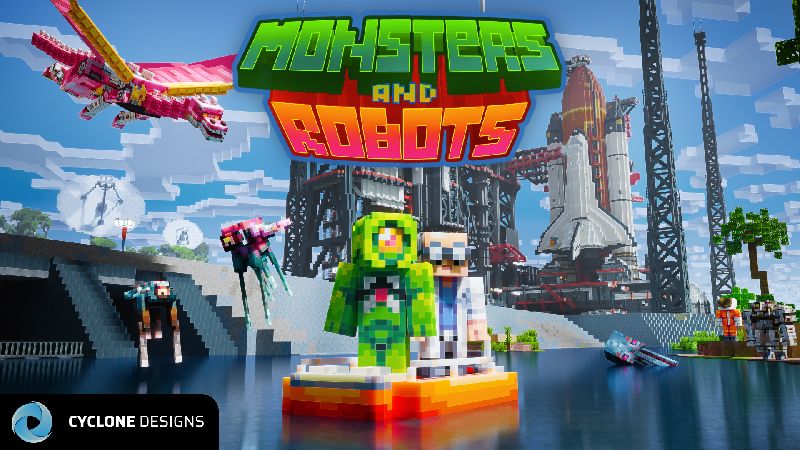 Monsters and Robots MashUp on the Minecraft Marketplace by Cyclone Monsters and Robots MashUp on the Minecraft Marketplace by Cyclone