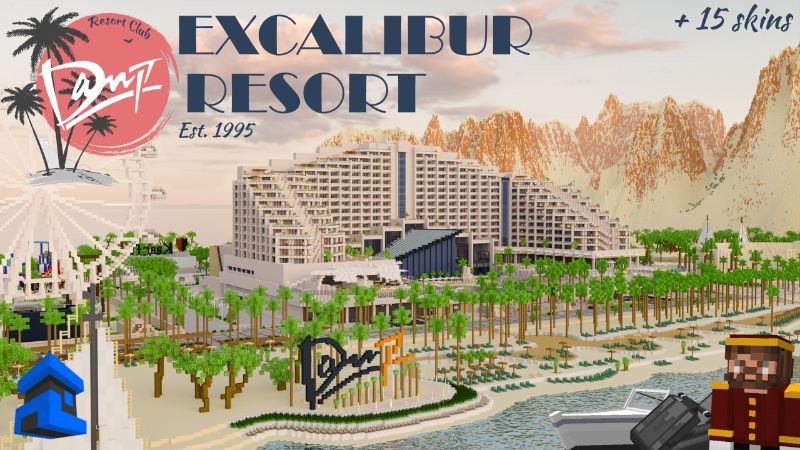 Excalibur Resort on the Minecraft Marketplace by Project Moonboot