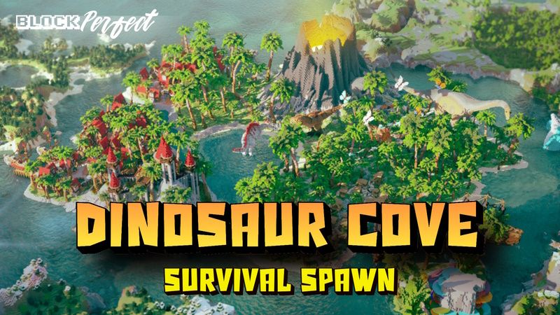 Dinosaur Cove on the Minecraft Marketplace by Block Perfect Studios Dinosaur Cove on the Minecraft Marketplace by Block Perfect Studios