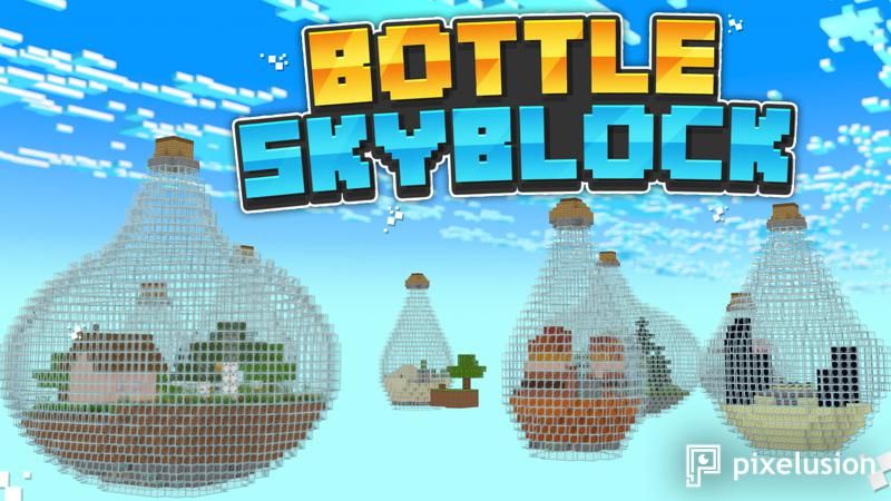 Bottle Skyblock on the Minecraft Marketplace by Pixelusion Bottle Skyblock on the Minecraft Marketplace by Pixelusion