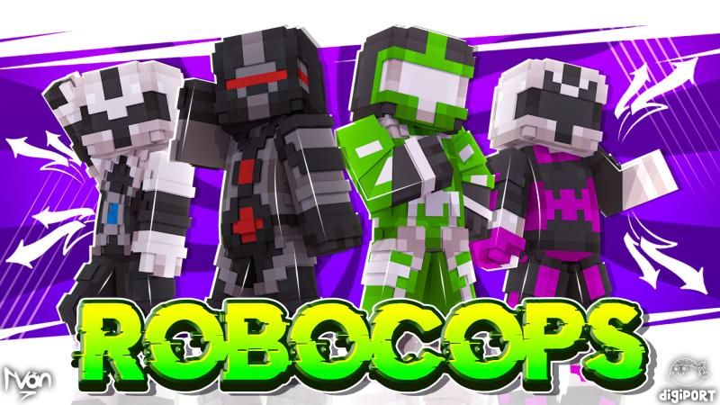 Robocops on the Minecraft Marketplace by DigiPort Robocops on the Minecraft Marketplace by DigiPort