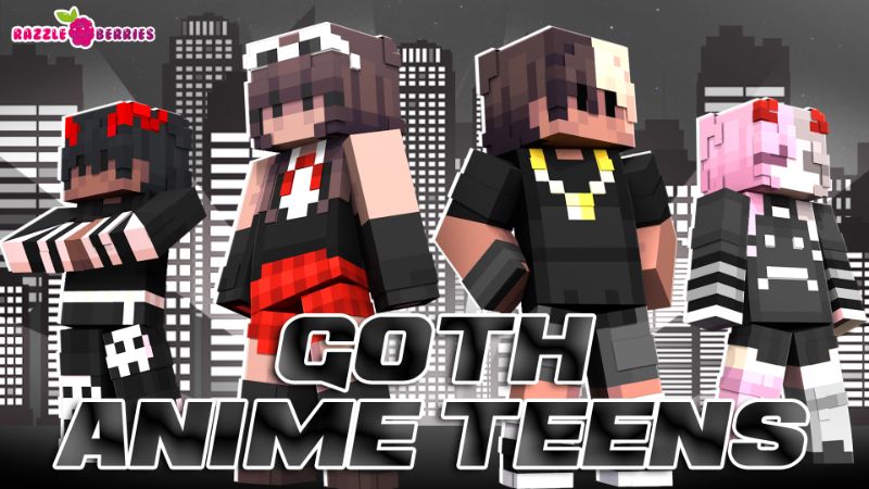 Goth Anime Teens on the Minecraft Marketplace by Razzleberries
