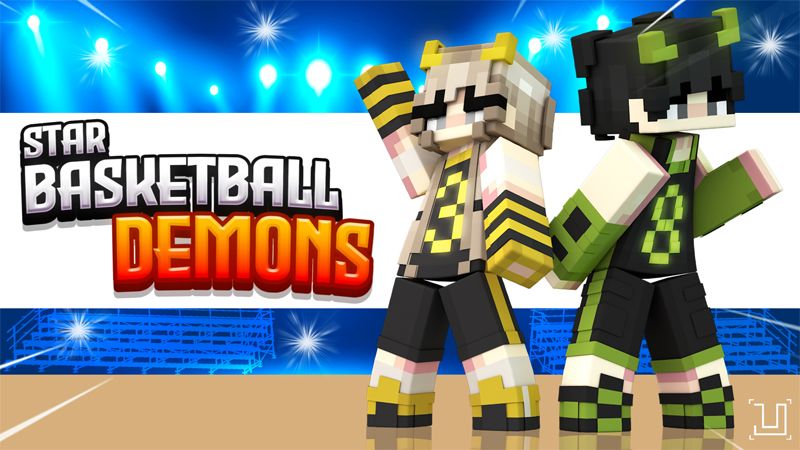 Star Basketball Demons on the Minecraft Marketplace by UnderBlocks Studios Star Basketball Demons on the Minecraft Marketplace by UnderBlocks Studios
