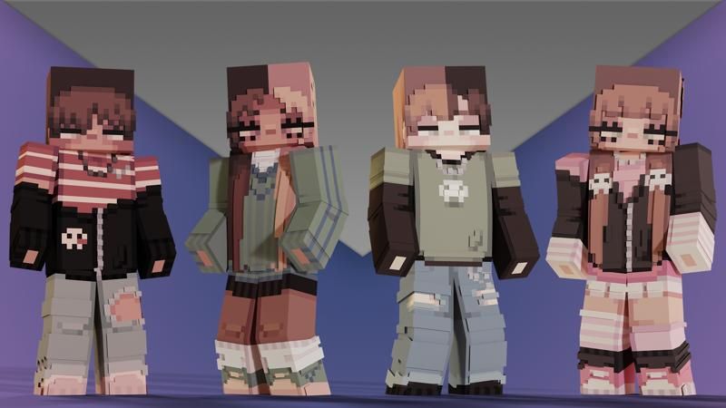 Gothic Teens on the Minecraft Marketplace by CubeCraft Games Gothic Teens on the Minecraft Marketplace by CubeCraft Games