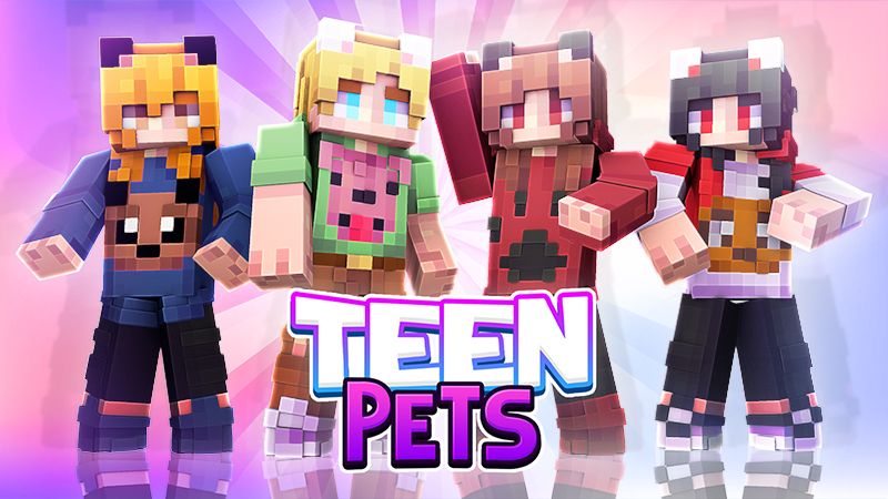 Teen Pets on the Minecraft Marketplace by Sapphire Studios Teen Pets on the Minecraft Marketplace by Sapphire Studios