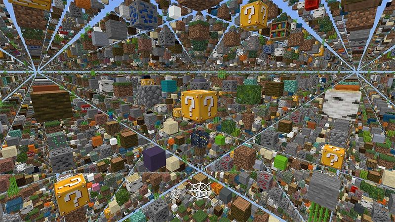 Lucky Block Sky Grid by Lifeboat