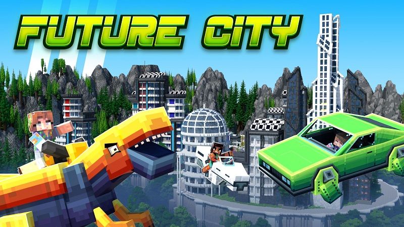 Future City on the Minecraft Marketplace by Nitric Concepts Future City on the Minecraft Marketplace by Nitric Concepts