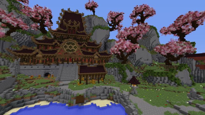 Sakura Temple by Razzleberries