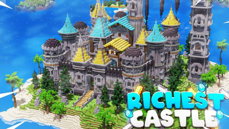 Richest Castle on the Minecraft Marketplace by Pixell Studio Richest Castle on the Minecraft Marketplace by Pixell Studio