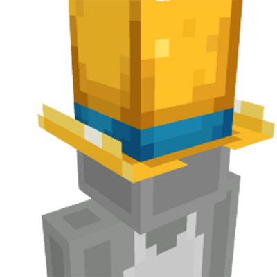 Golden Tall Hat on the Minecraft Marketplace by TNTgames