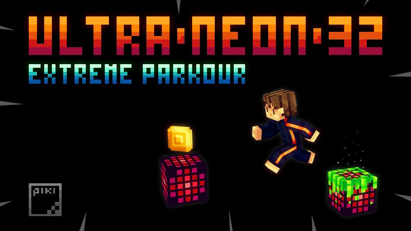 ULTRA NEON 32 Extreme Parkour on the Minecraft Marketplace by Piki Studios ULTRA NEON 32 Extreme Parkour on the Minecraft Marketplace by Piki Studios