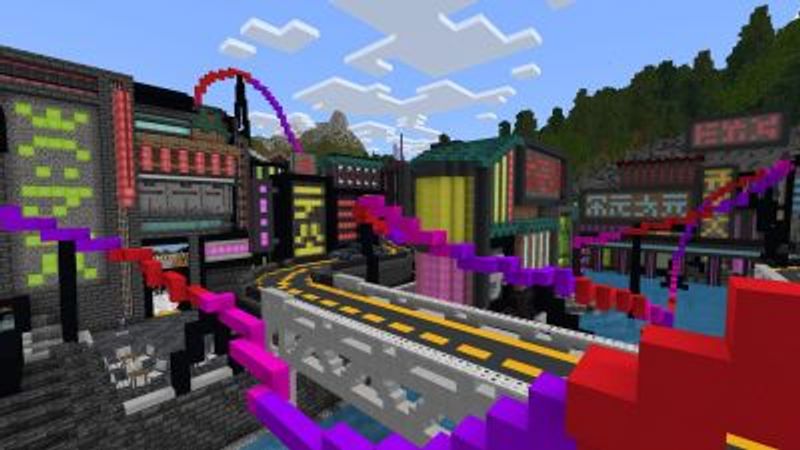 Utopia Park Theme Park on the Minecraft Marketplace by Fun Creators