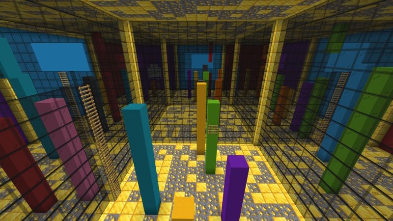 Rubik's Cube Parkour by Pixell Studio