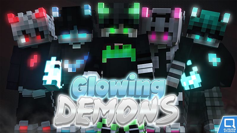 Glowing Demons on the Minecraft Marketplace by Aliquam Studios