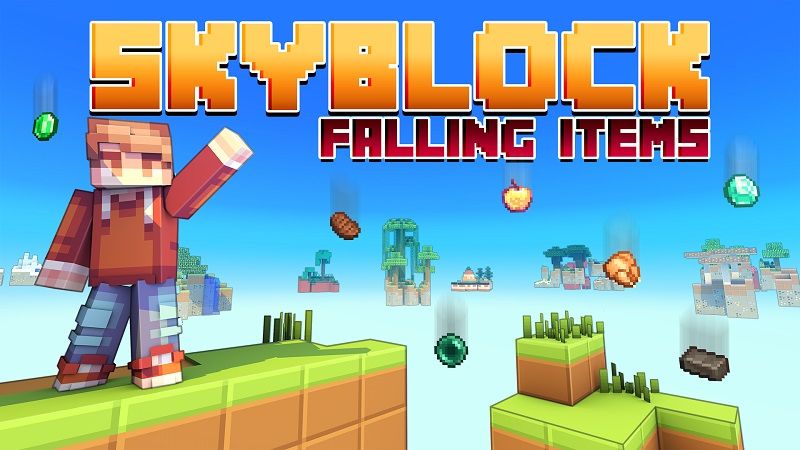 Skyblock Falling Items on the Minecraft Marketplace by Cypress Games Skyblock Falling Items on the Minecraft Marketplace by Cypress Games