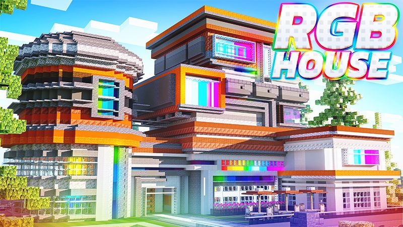 RGB HOUSE on the Minecraft Marketplace by Kreatik Studios