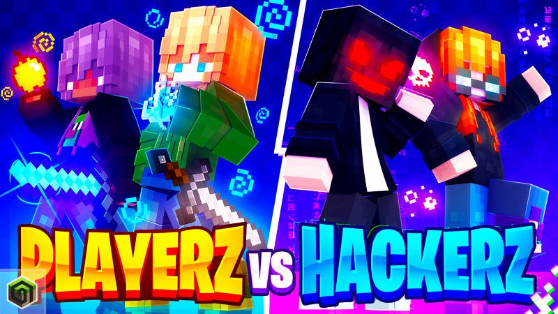 Playerz vs Hackerz on the Minecraft Marketplace by CrackedCubes