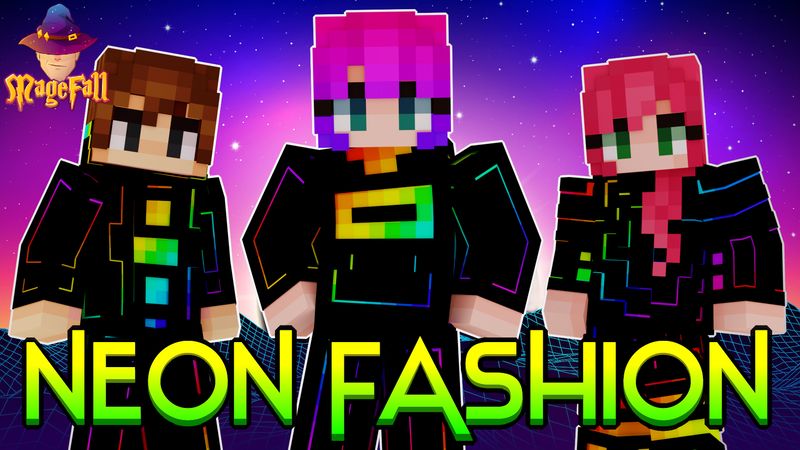 Neon Fashion on the Minecraft Marketplace by Magefall Neon Fashion on the Minecraft Marketplace by Magefall