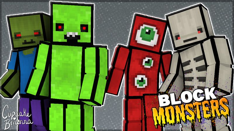 Block Monsters HD Skin Pack on the Minecraft Marketplace by CupcakeBrianna