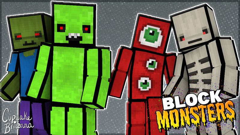 Block Monsters HD Skin Pack on the Minecraft Marketplace by CupcakeBrianna Block Monsters HD Skin Pack on the Minecraft Marketplace by CupcakeBrianna