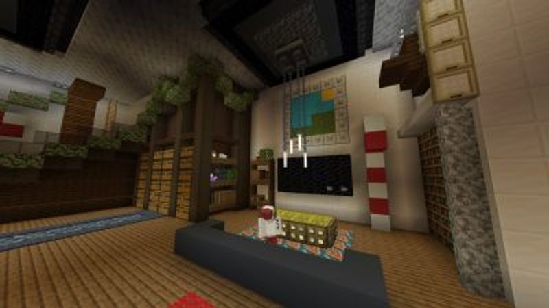 Christmas Winter Mansion on the Minecraft Marketplace by Fun Creators