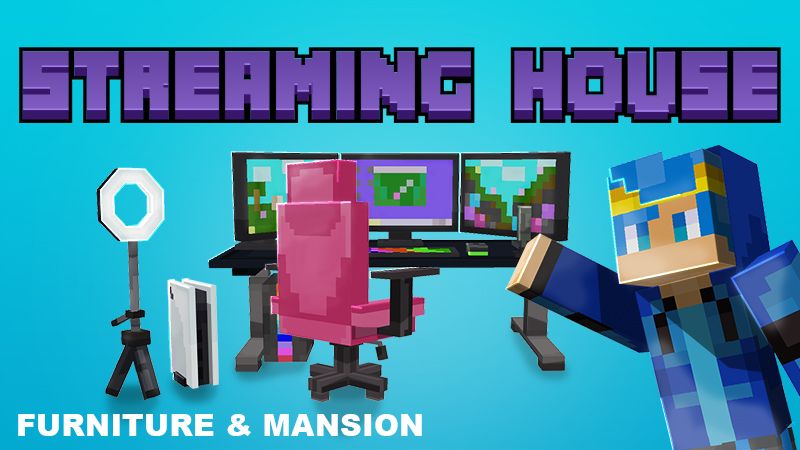 Streaming House on the Minecraft Marketplace by Mine-North Streaming House on the Minecraft Marketplace by Mine-North