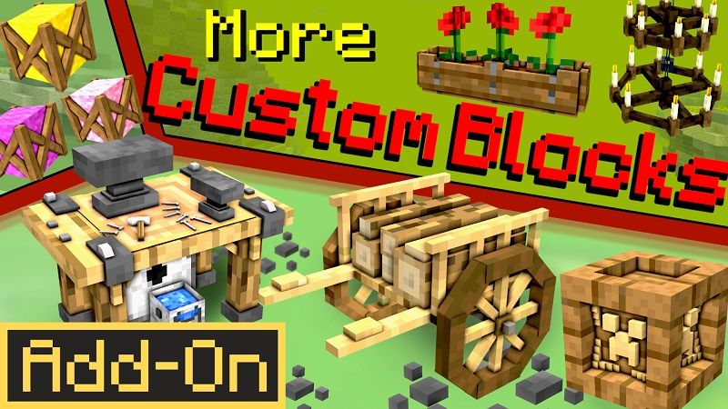 More Custom Blocks AddOn on the Minecraft Marketplace by MrAniman2