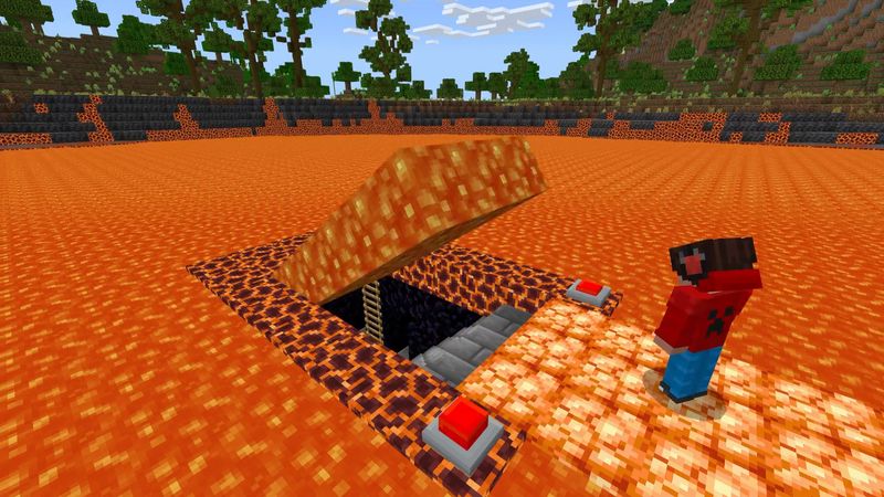 Secret Lava Base by VoxelBlocks