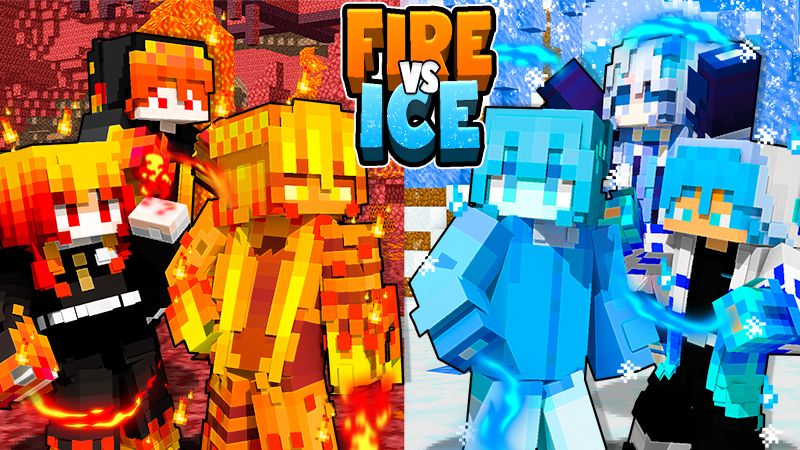 Fire Vs Ice on the Minecraft Marketplace by Cynosia Fire Vs Ice on the Minecraft Marketplace by Cynosia