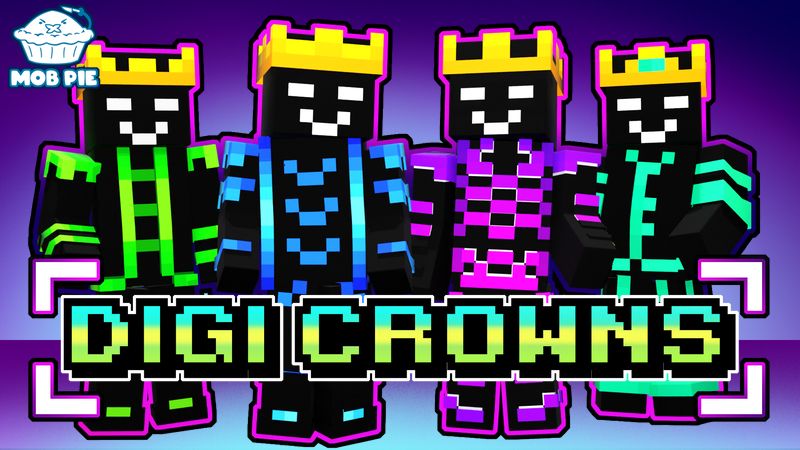 Digi Crowns on the Minecraft Marketplace by Mob Pie Digi Crowns on the Minecraft Marketplace by Mob Pie