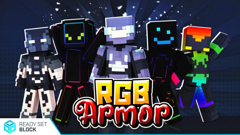 RGB Armor on the Minecraft Marketplace by Ready, Set, Block! RGB Armor on the Minecraft Marketplace by Ready, Set, Block!