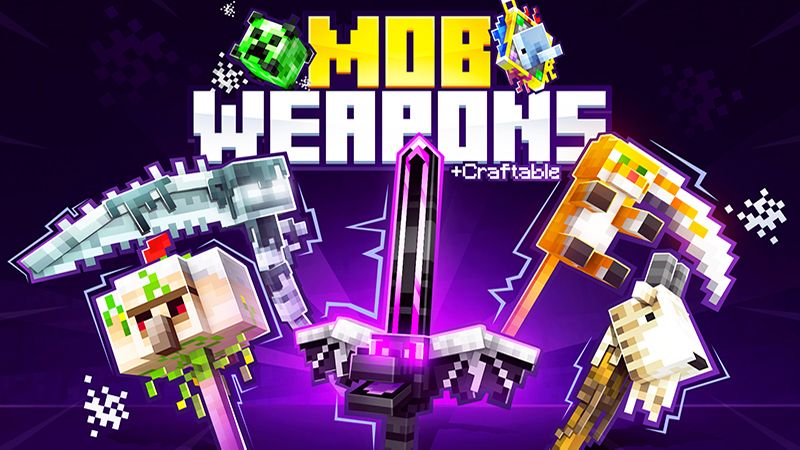 MOB WEAPONS CRAFTABLE on the Minecraft Marketplace by Kreatik Studios