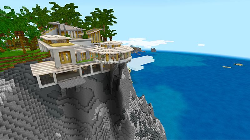 Cliffside Millionaire Mansion by Razzleberries