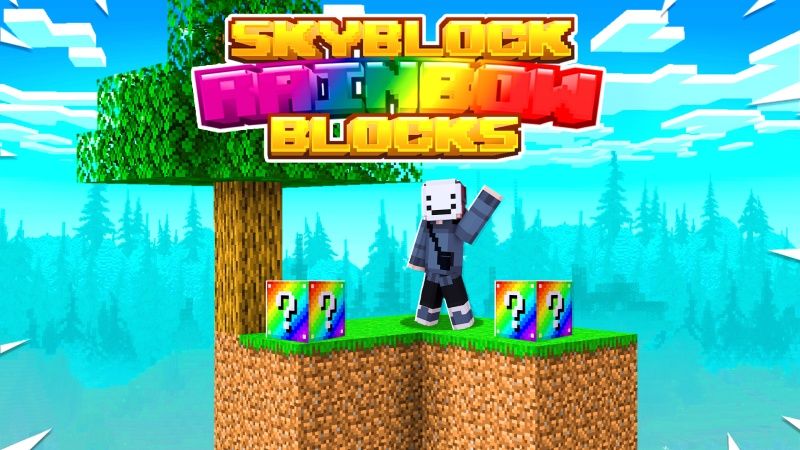 Skyblock Rainbow Blocks