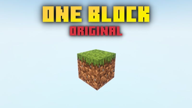 One Block Original on the Minecraft Marketplace by Fall Studios One Block Original on the Minecraft Marketplace by Fall Studios