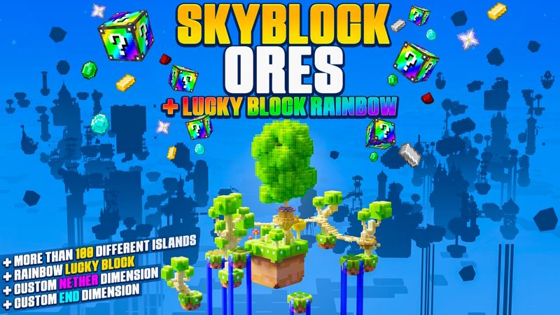 Ores are Lucky Block Minecraft Mod