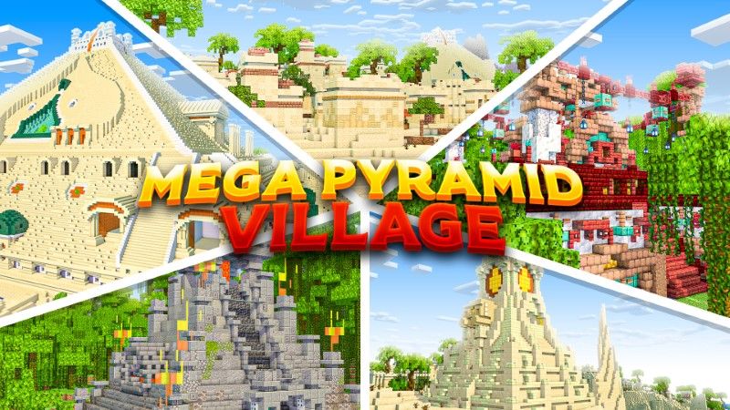 Mega Pyramid Village on the Minecraft Marketplace by Lifeboat